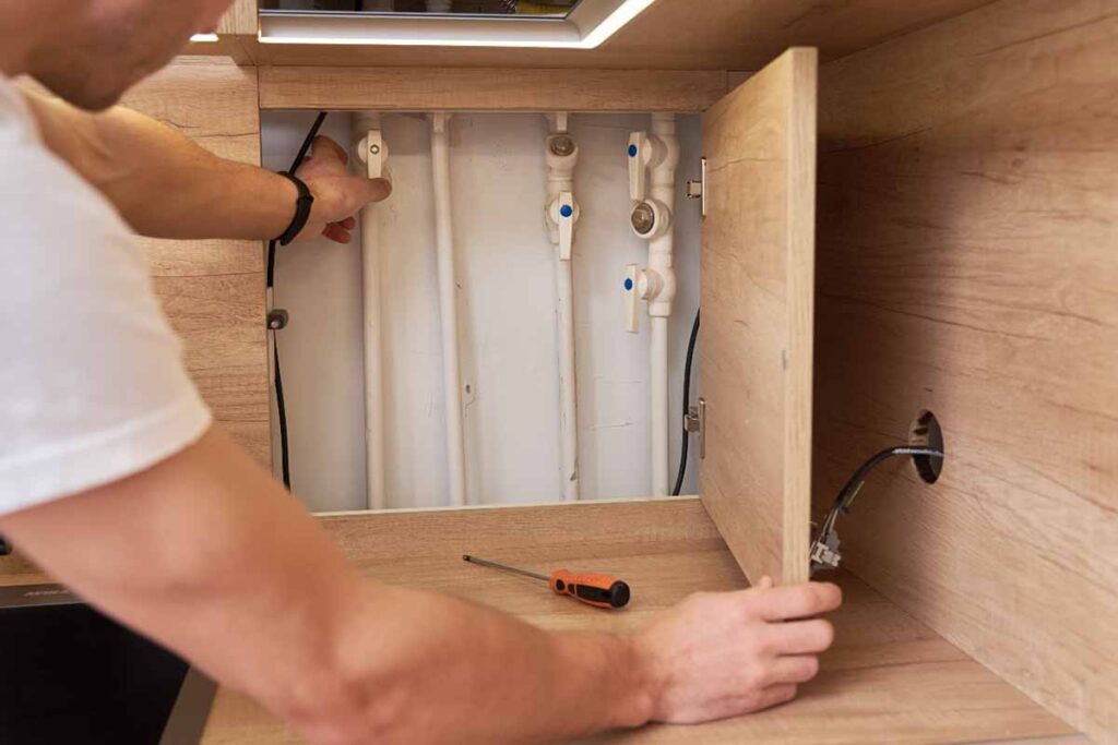 How to repair kitchen cabinet frame 