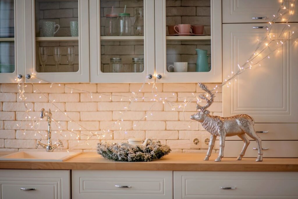 How to decorate the top of a tall cabinet