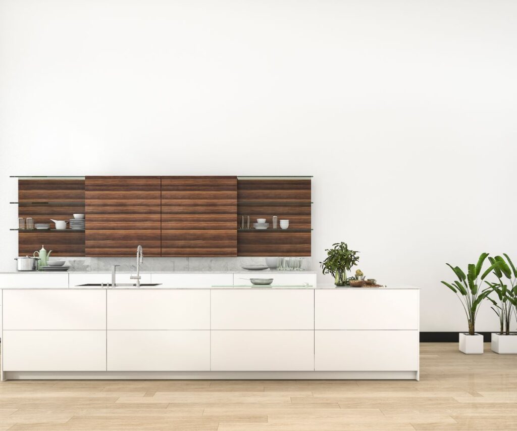 What is the best thing to clean kitchen cabinets with?