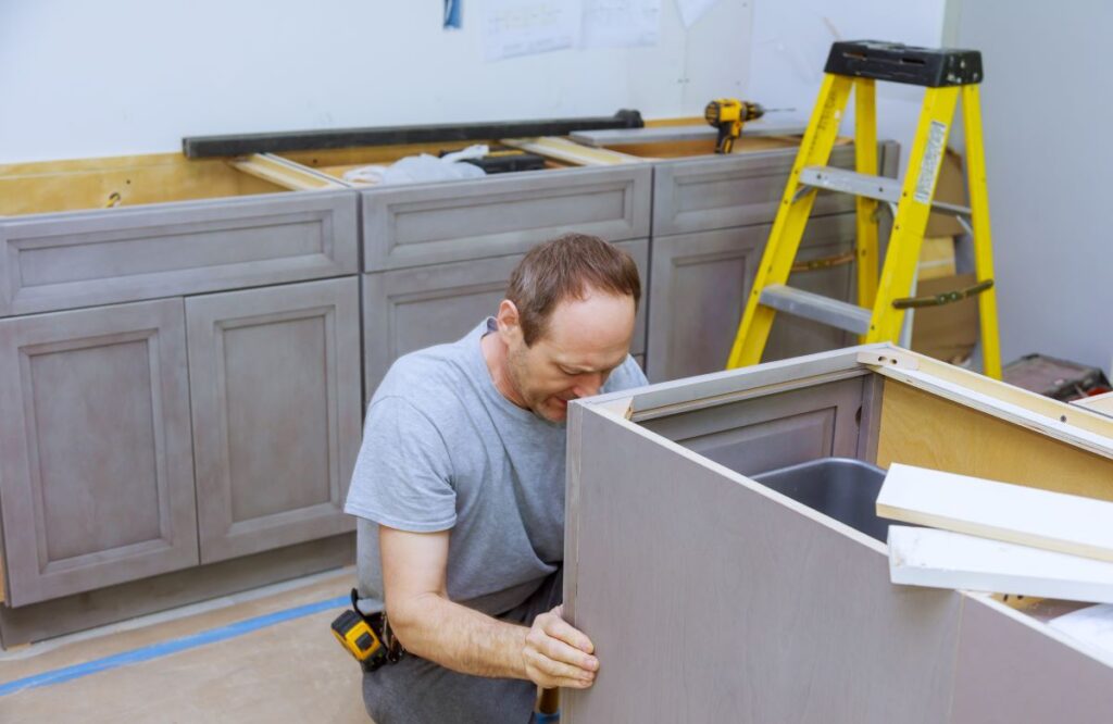 how to measure cabinet height