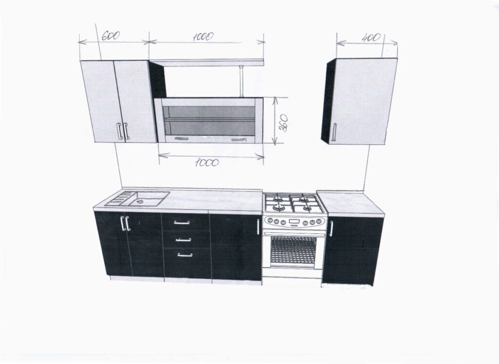 standard kitchen cabinet sizes in inches