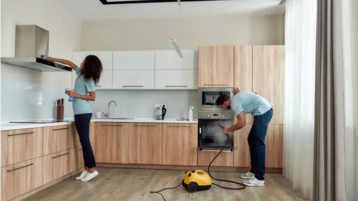 professional wood cabinet cleaning