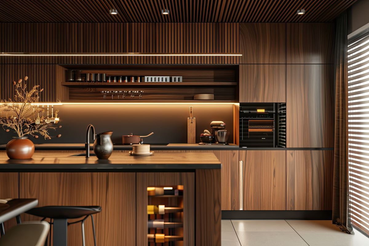 How to Update Brown Kitchen Cabinets: Step-by-Step Guide 3 light brown kitchen cabinets modern