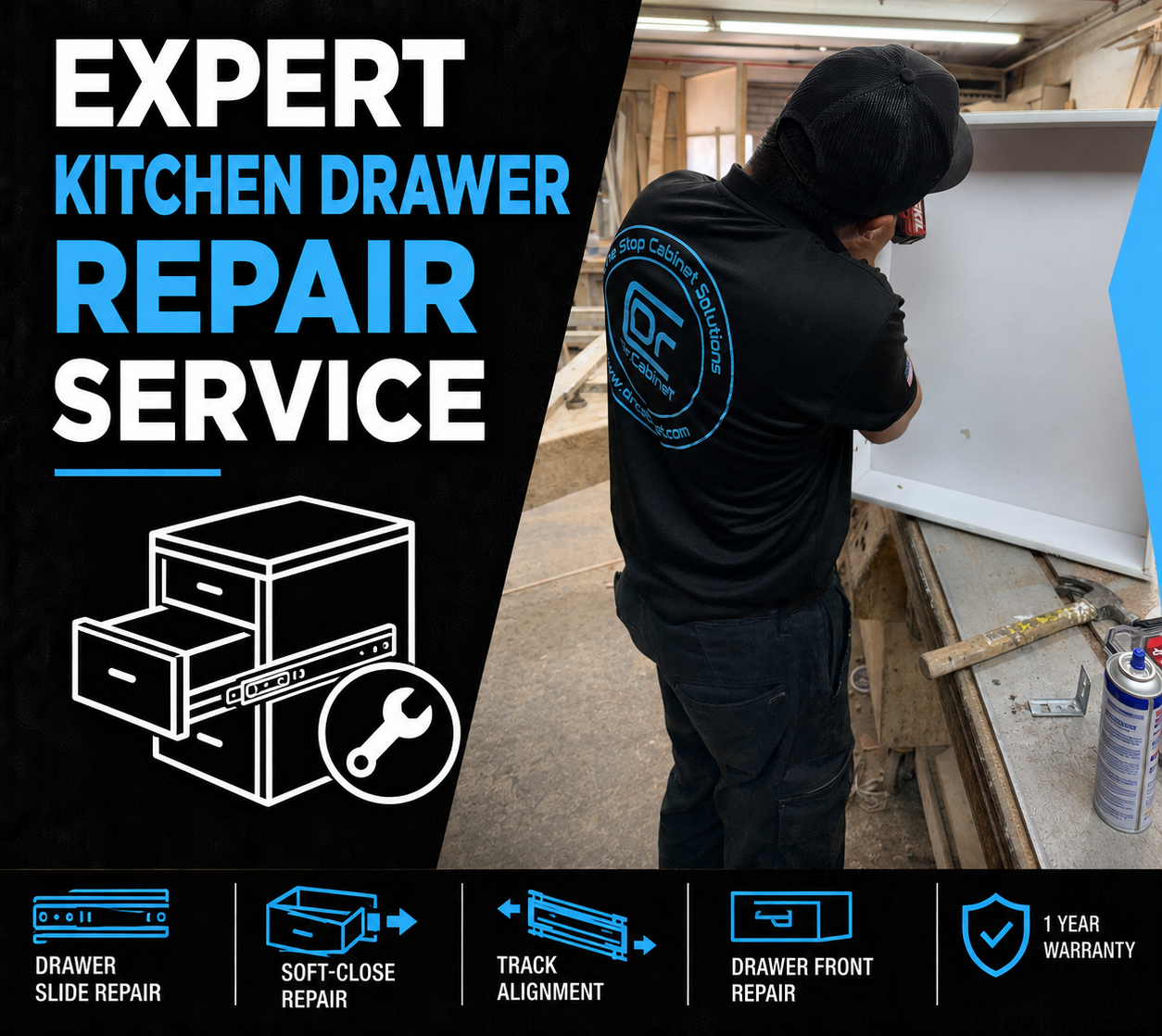 Services 16 Expert Kitchen Drawer Repair Service