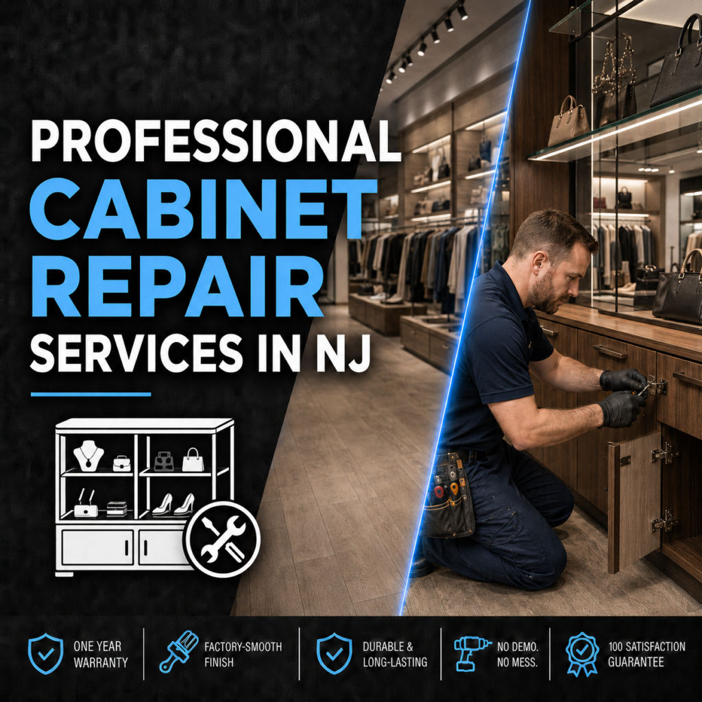 Professional cabinet repair service in NJ