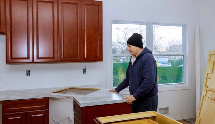 kitchen cabinet repair and refinishing