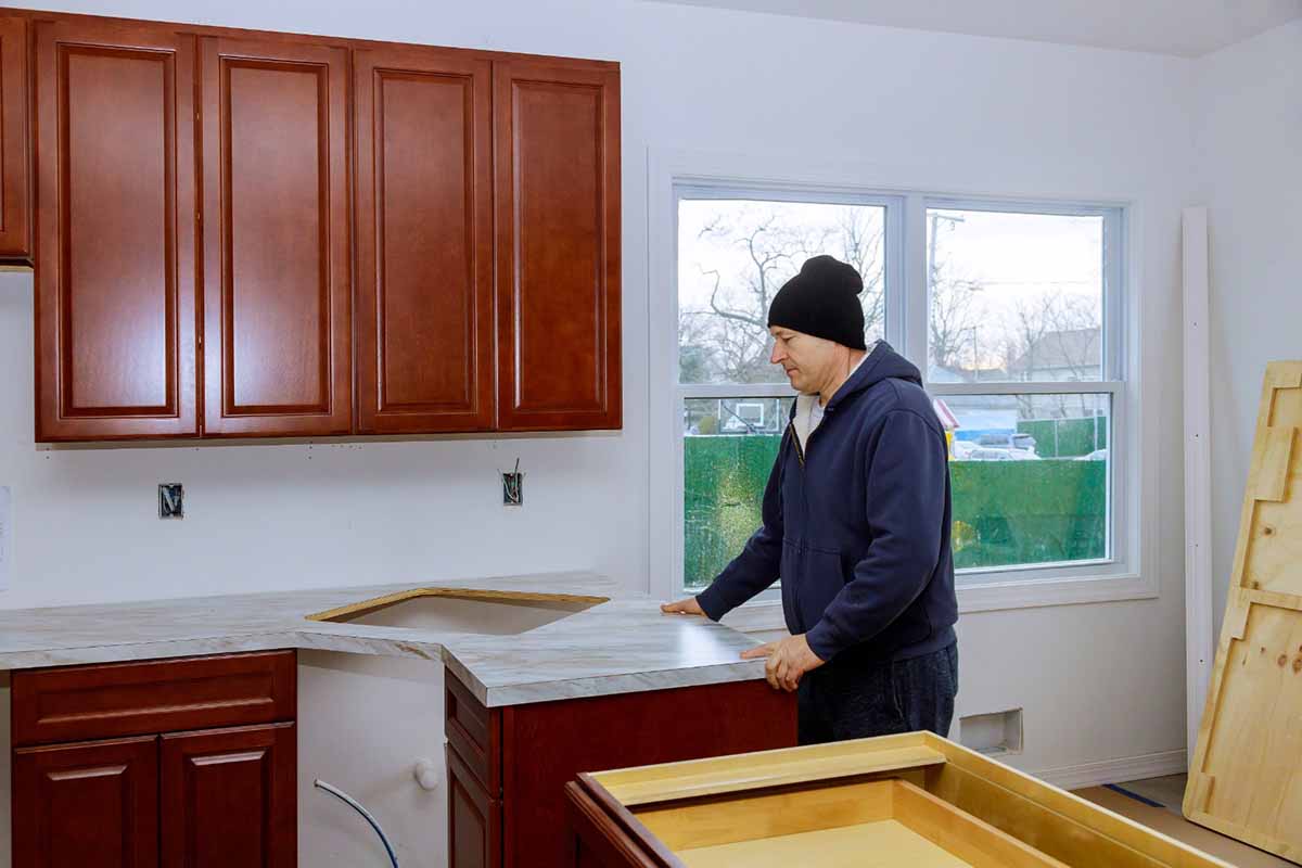 kitchen cabinet repair and refinishing