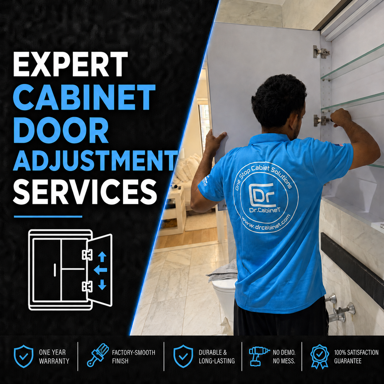 Services 33 Cabinet Door Adjustment Services