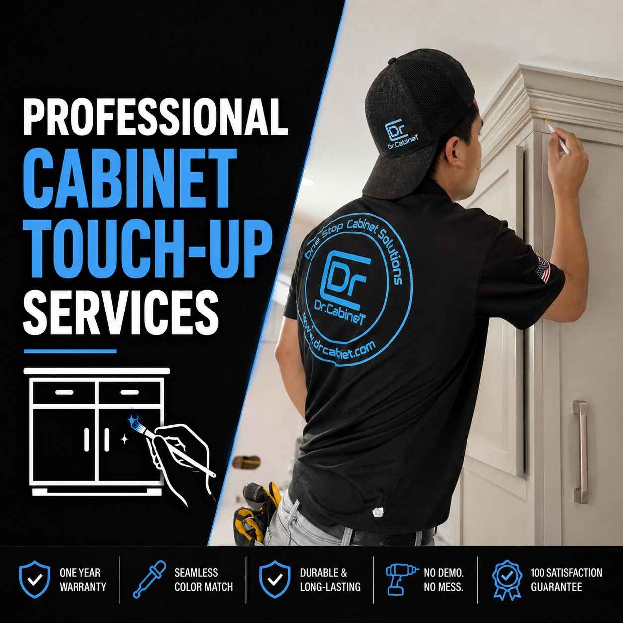 Services 8 CABINET TOUCH-UP SERVICES
