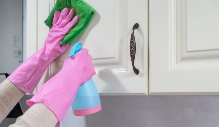 How to Clean White Kitchen Cabinets