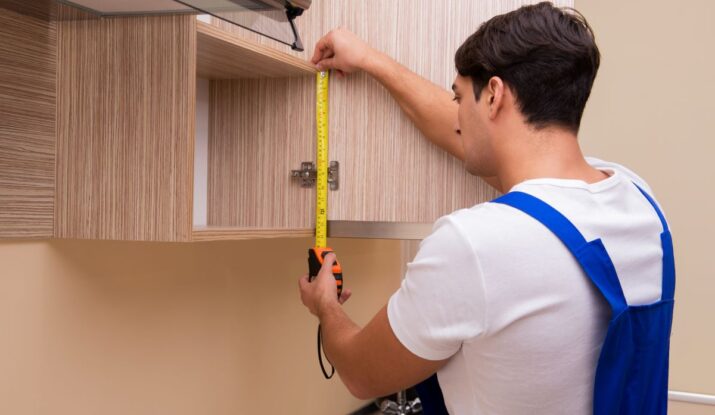 measurement of kitchen cabinet