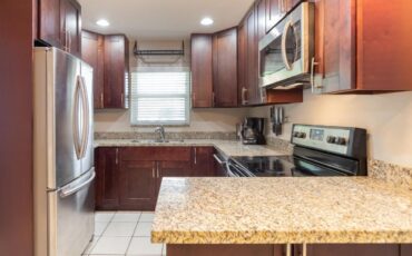 wood cabinets countertops