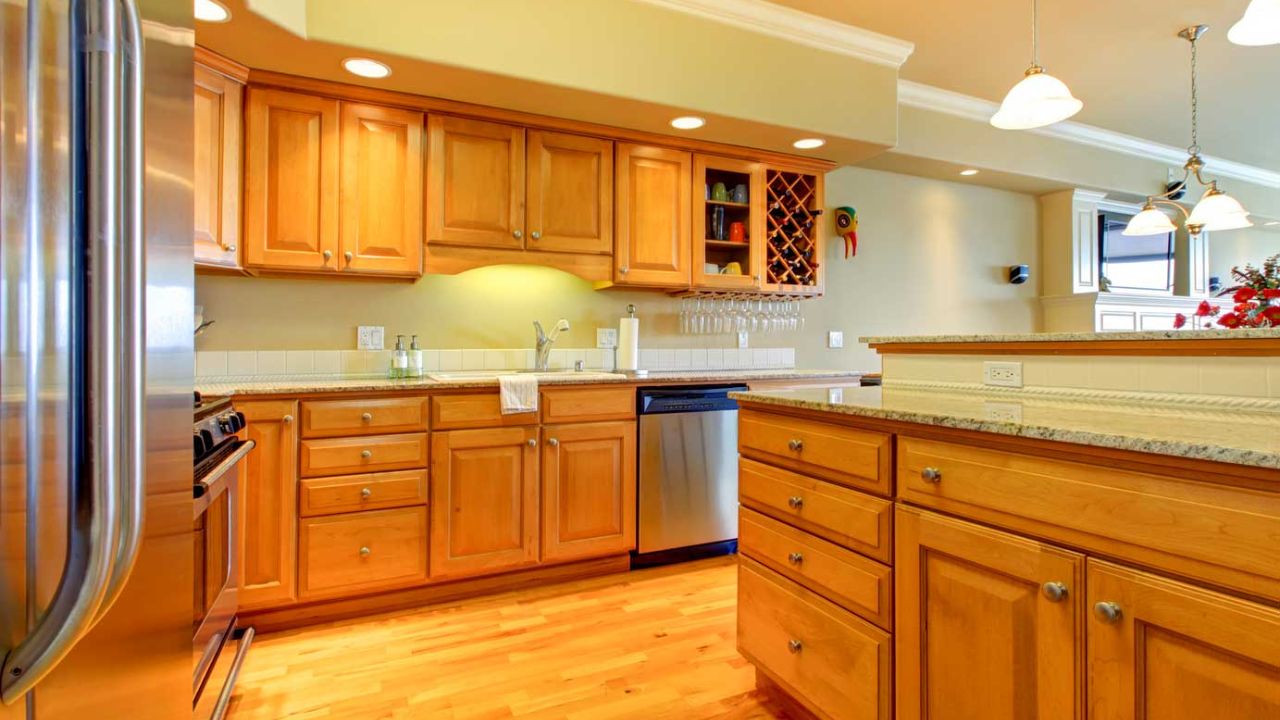 clear coat kitchen cabinets