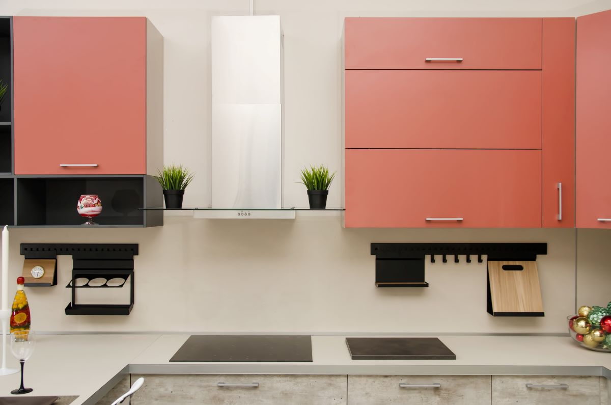 backside of kitchen cabinets