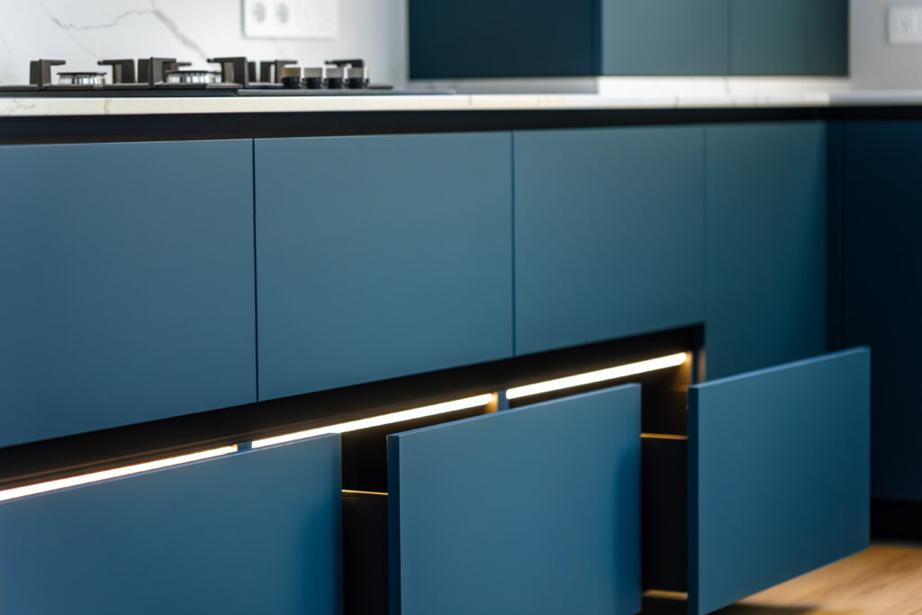 base units led line cooktop