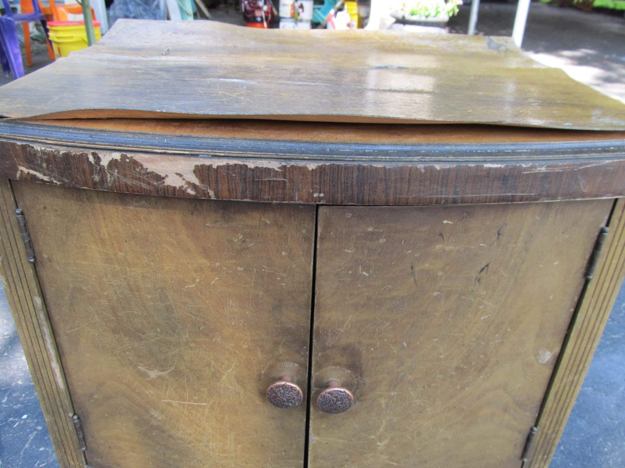 how to repair peeling wood veneer