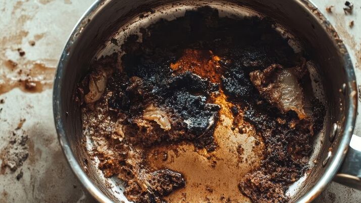 burn mark on countertop