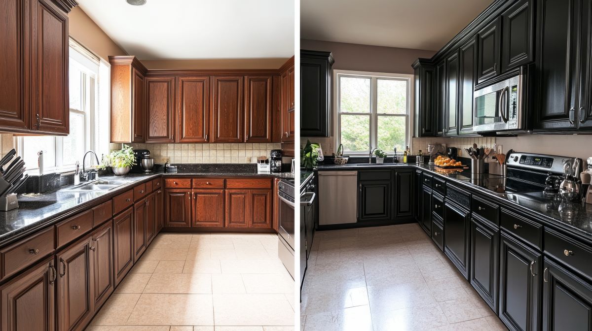 Refinishing Kitchen Cabinets Before and After Photos: What They Show (and What They Don't) 2 Best refinishing kitchen cabinets before and after photos nj
