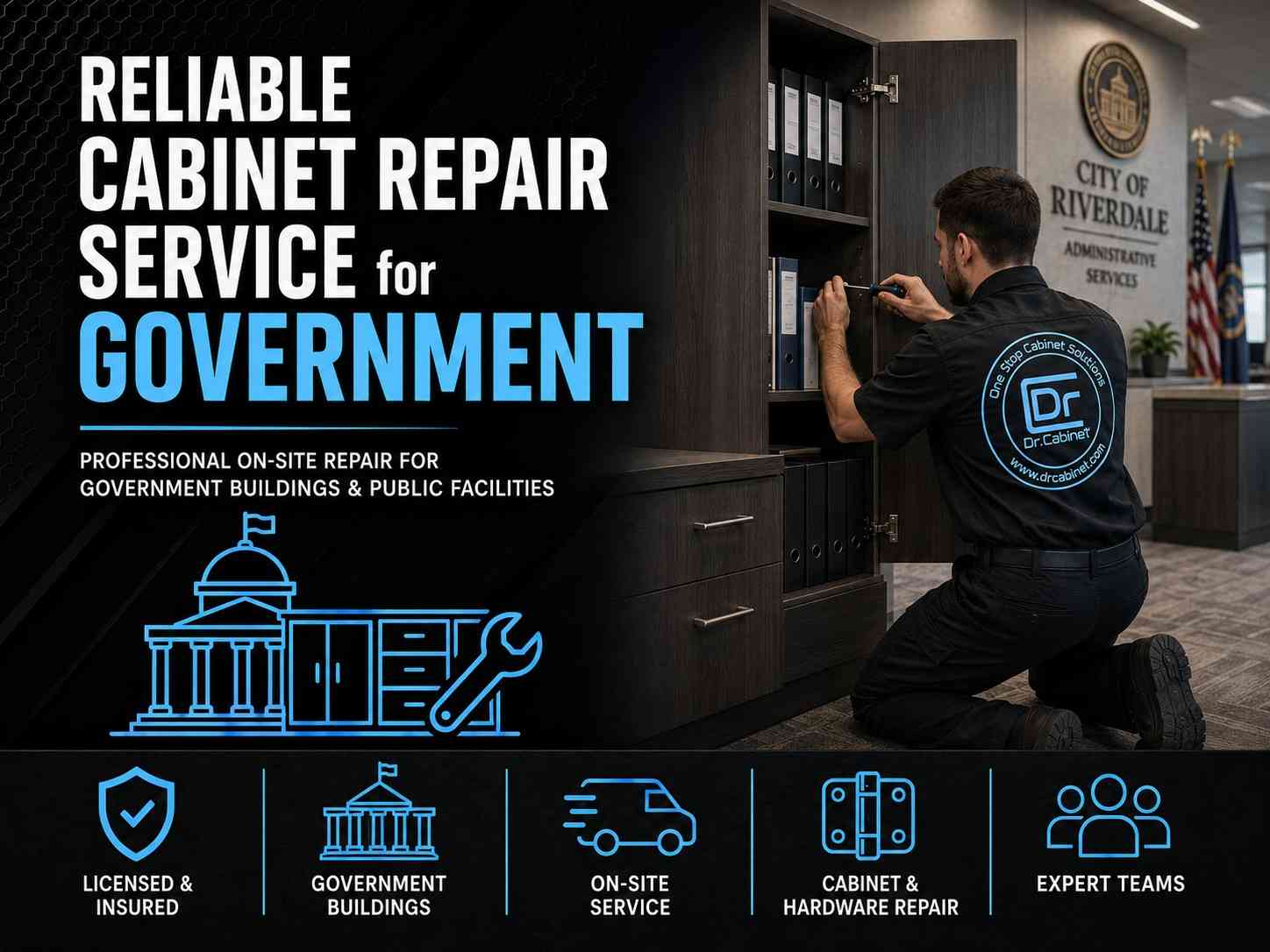 RELIABLE CABINET REPAIR SERVICE for GOVERNMENT