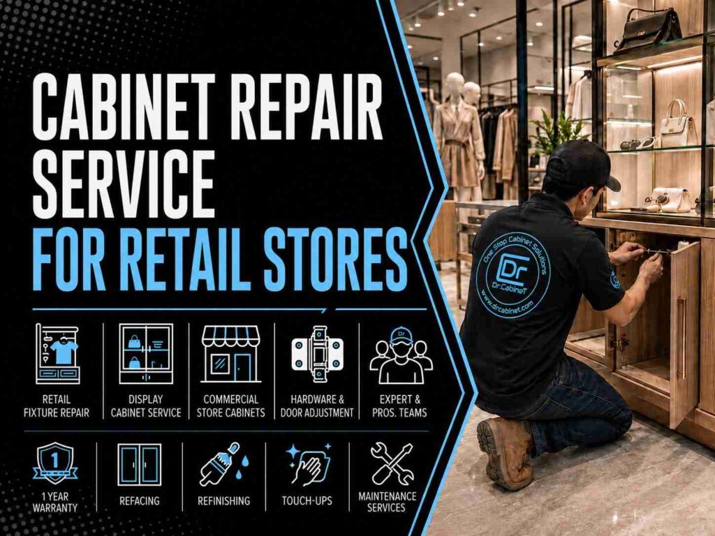 CABINET REPAIR SERVICE FOR RETAIL STORES