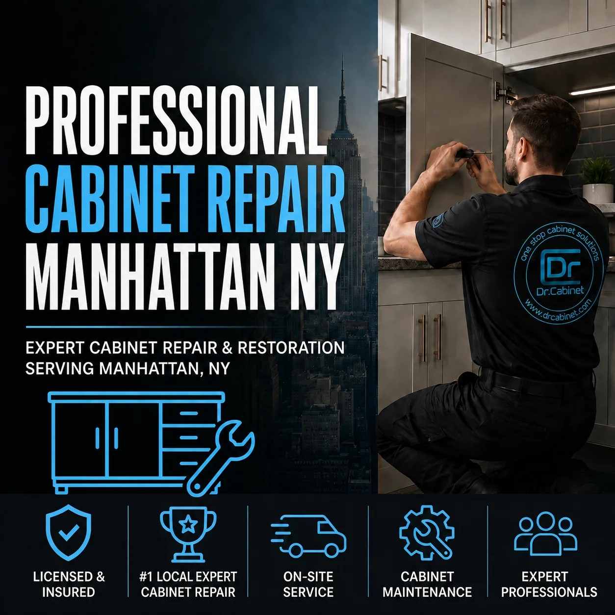 Services 8 Cabinet repair Manhattan NY