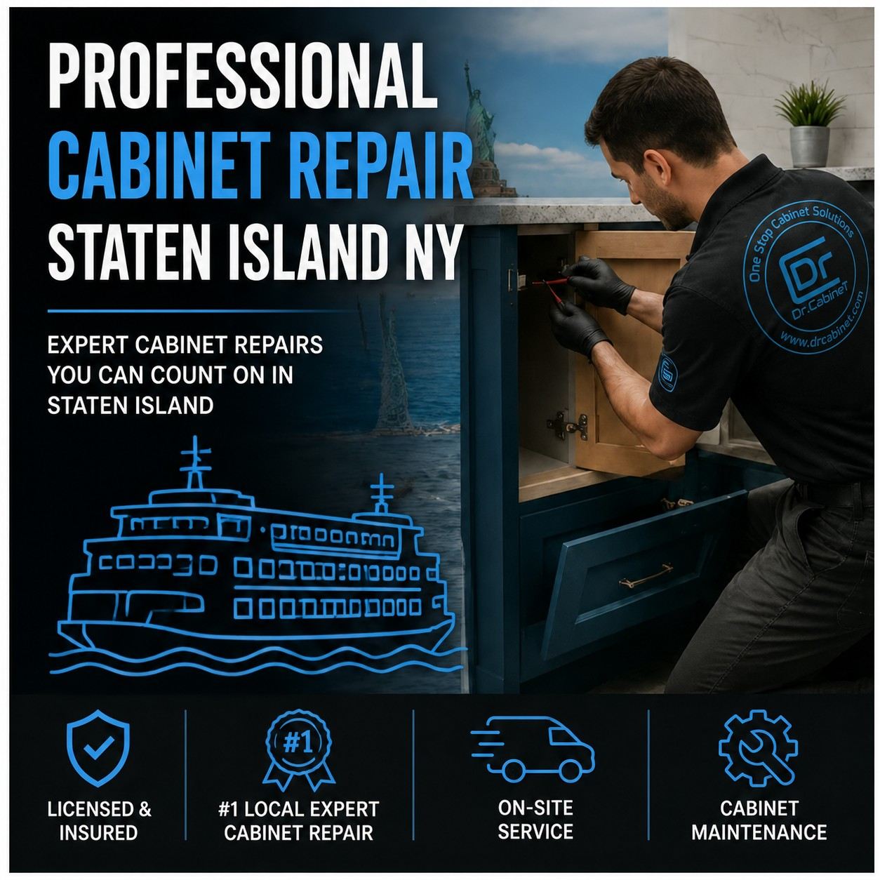 Services 6 PROFESSIONAL CABINET REPAIR STATEN ISLAND NY